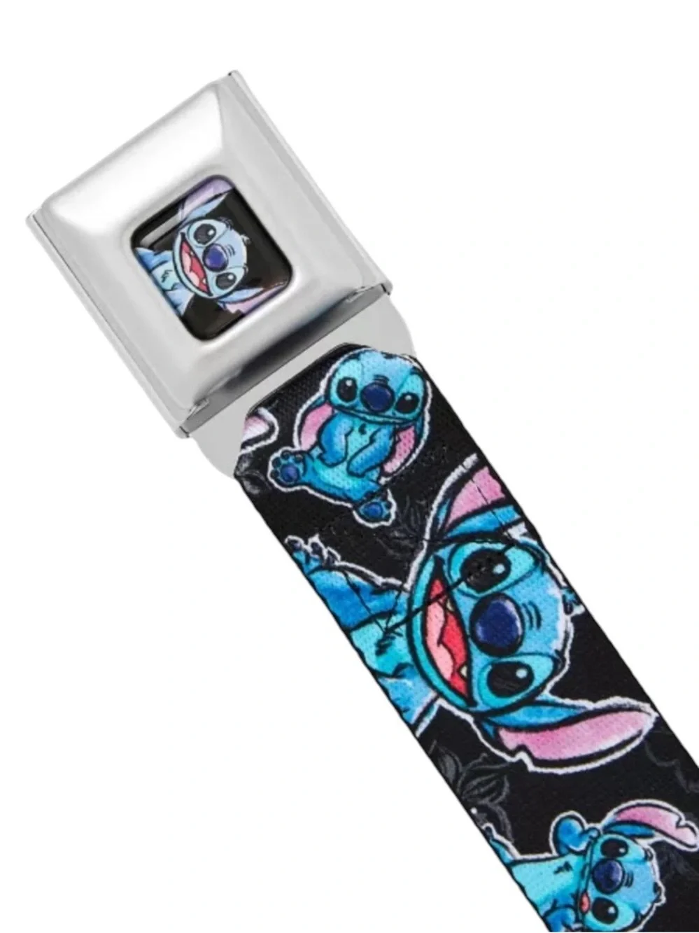 Buckle-Down Stitch Poses Seatbelt Belt - Lilo & Stitch